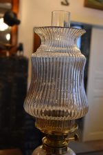 Luxusní starožitná vídeňská lampa z období pozdního biedermeieru