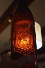 Starožitná erbovní pivní lahev LANDSKRON