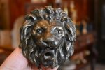 Starožitný chrlič ve tvaru lví hlavy