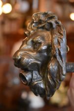 Starožitný chrlič ve tvaru lví hlavy