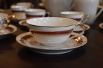 Vkusný čajový a kávový porcelánový servis