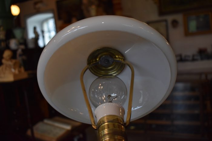 Hezká starožitná secesní lampa z poč. 20. stol.