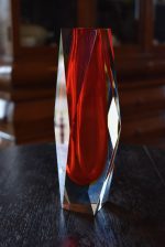 Starožitná kubizující váza Murano Glass