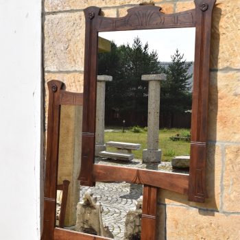 Starožitná párová zrcadla v secesních rámech