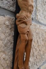 Starožitná dřevořezba Krista - J.V.Myslbek