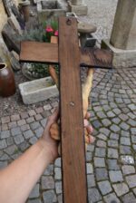 Starožitná dřevořezba Krista - J.V.Myslbek