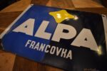 Starožitná cedule ALPA FRANCOVKA