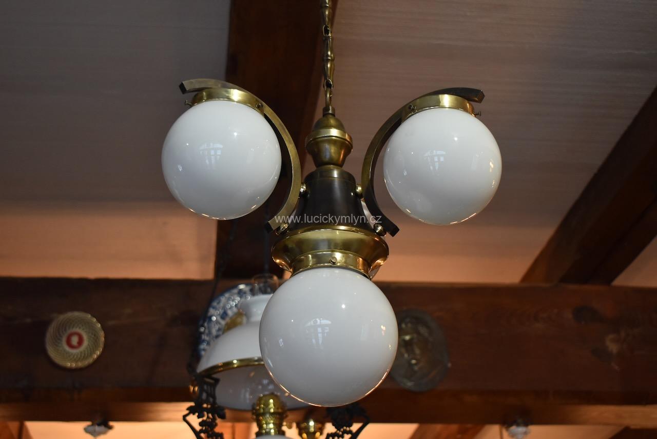 Starožitný lustr ve stylu ART-DECO Starožitný lustr ve stylu ART-DECO
