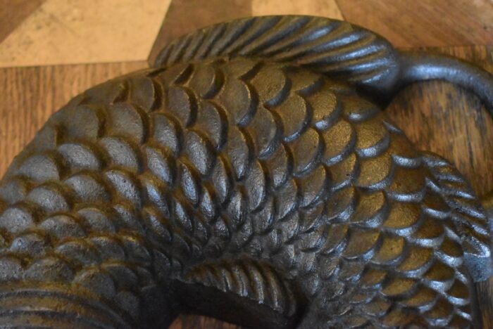 Starožitná pečící forma ve tvaru ryby