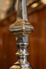 Starožitné bronzové barokní svícny