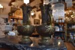 Starožitné párové dekorativní vázy