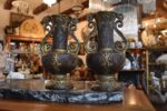 Starožitné párové dekorativní vázy