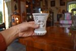 Starožitná sklenice - měšťanská číše z období biedermeieru