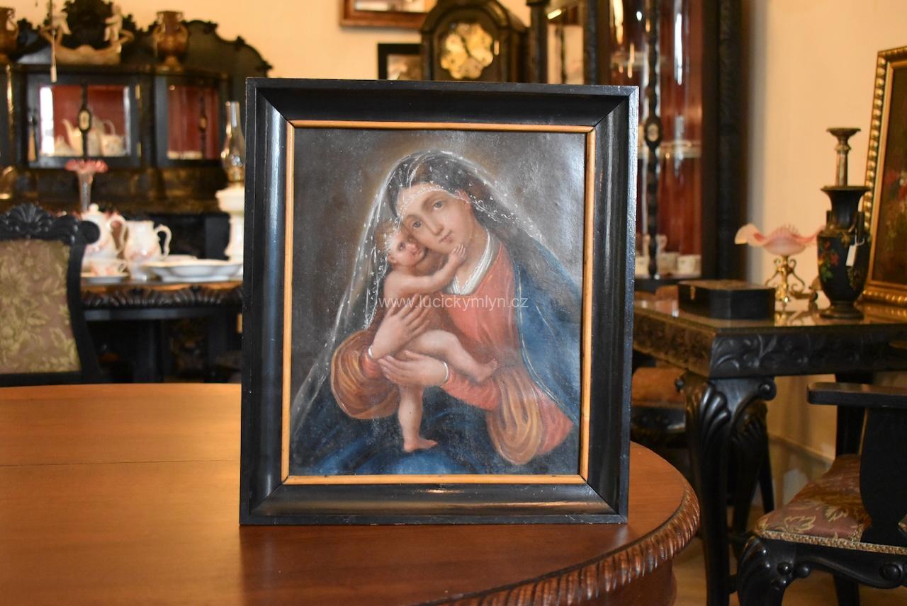 Barokní malba na plechu Barokní malba na plechu