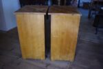 Noční stolky - pár vyrobené z měkkého dřeva
