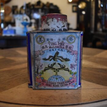 Sběratelsky i muzejně zajímavá plechovka na sypaný čaj