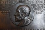 Starožitná stolní plaketa prezidenta osvoboditele - T. G. Masaryk