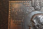 Starožitná stolní plaketa prezidenta osvoboditele - T. G. Masaryk