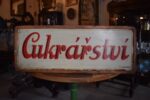 Starožitná prvorepubliková cedule CUKRÁŘSTVÍ