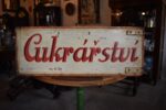 Starožitná prvorepubliková cedule CUKRÁŘSTVÍ