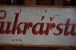 Starožitná prvorepubliková cedule CUKRÁŘSTVÍ
