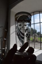 Starožitná secesní nápojová sada se zlacením