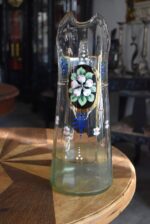 Secesní ručně foukaný a vkusně malovaný džbán