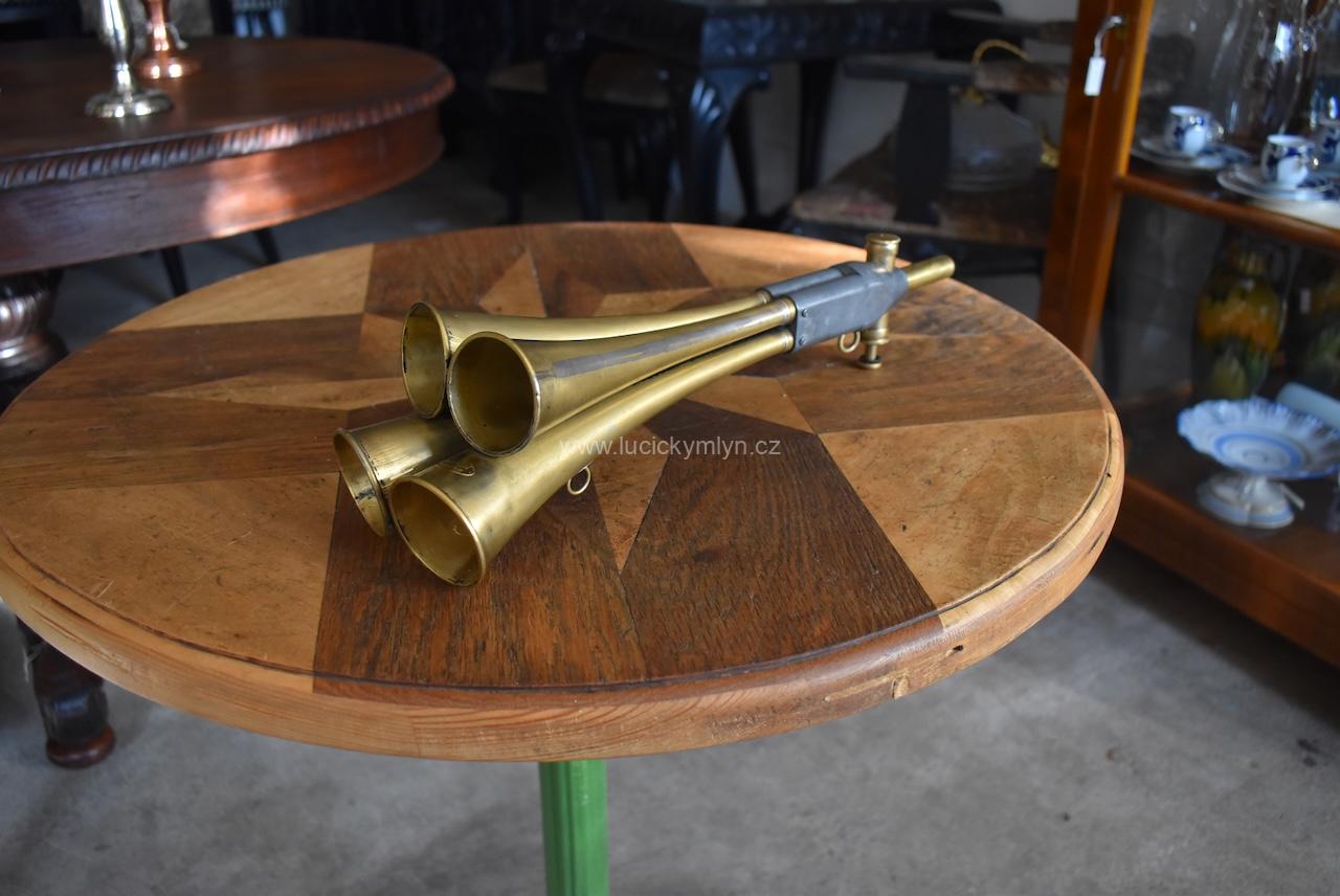 Starožitná signální trubka Martin Horns-Německo Starožitná signální trubka Martin Horns-Německo