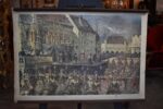 Tištěný plakát – Poprava českých pánů na Staroměstském nám. r.1621
