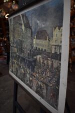 Tištěný plakát – Poprava českých pánů na Staroměstském nám. r.1621
