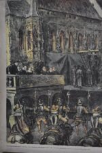 Tištěný plakát – Poprava českých pánů na Staroměstském nám. r.1621