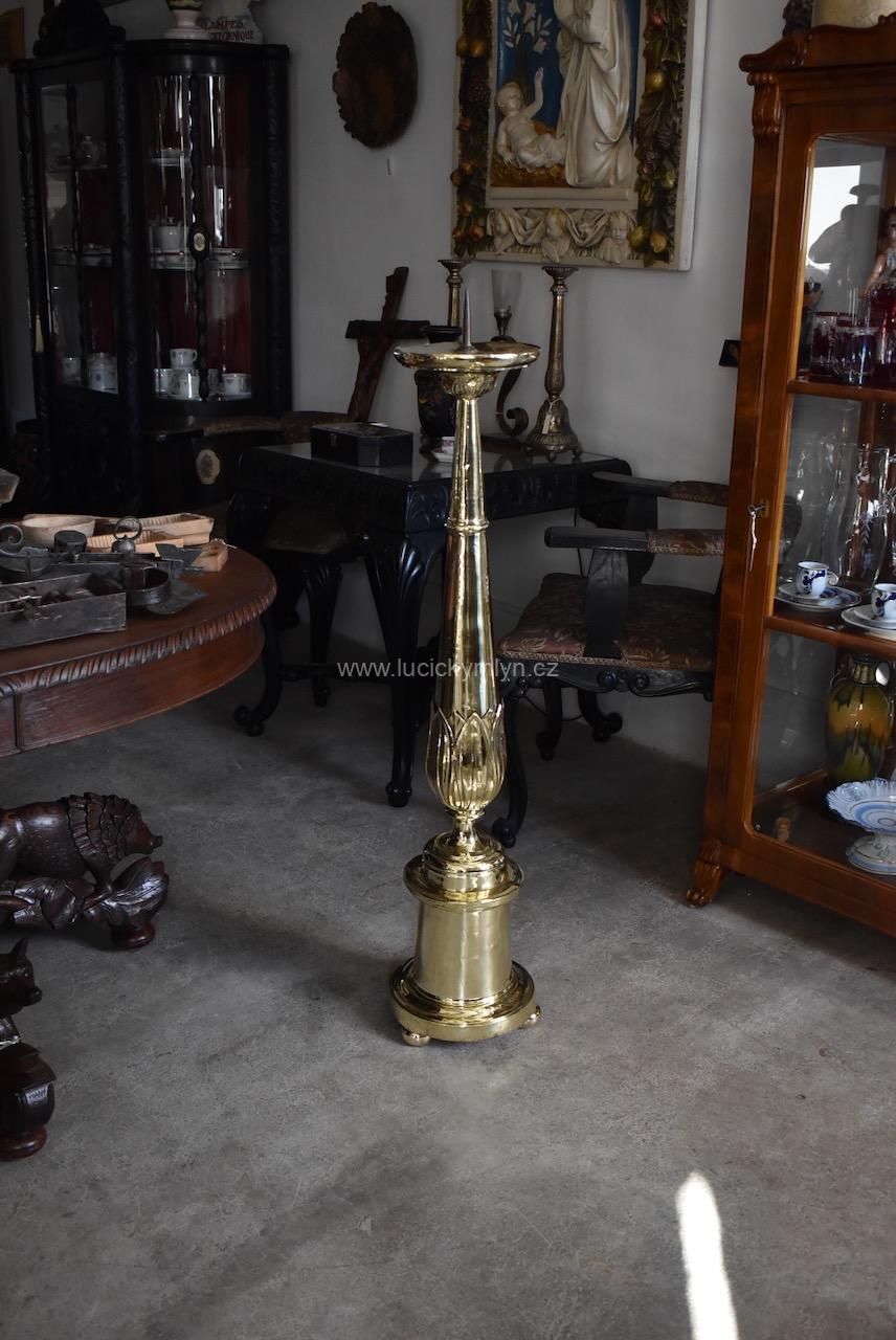 Téměř 120 cm originální starožitný empírový svícen Téměř 120 cm originální starožitný empírový svícen