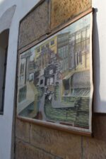 Historický školní plakát - hydroelektrárna