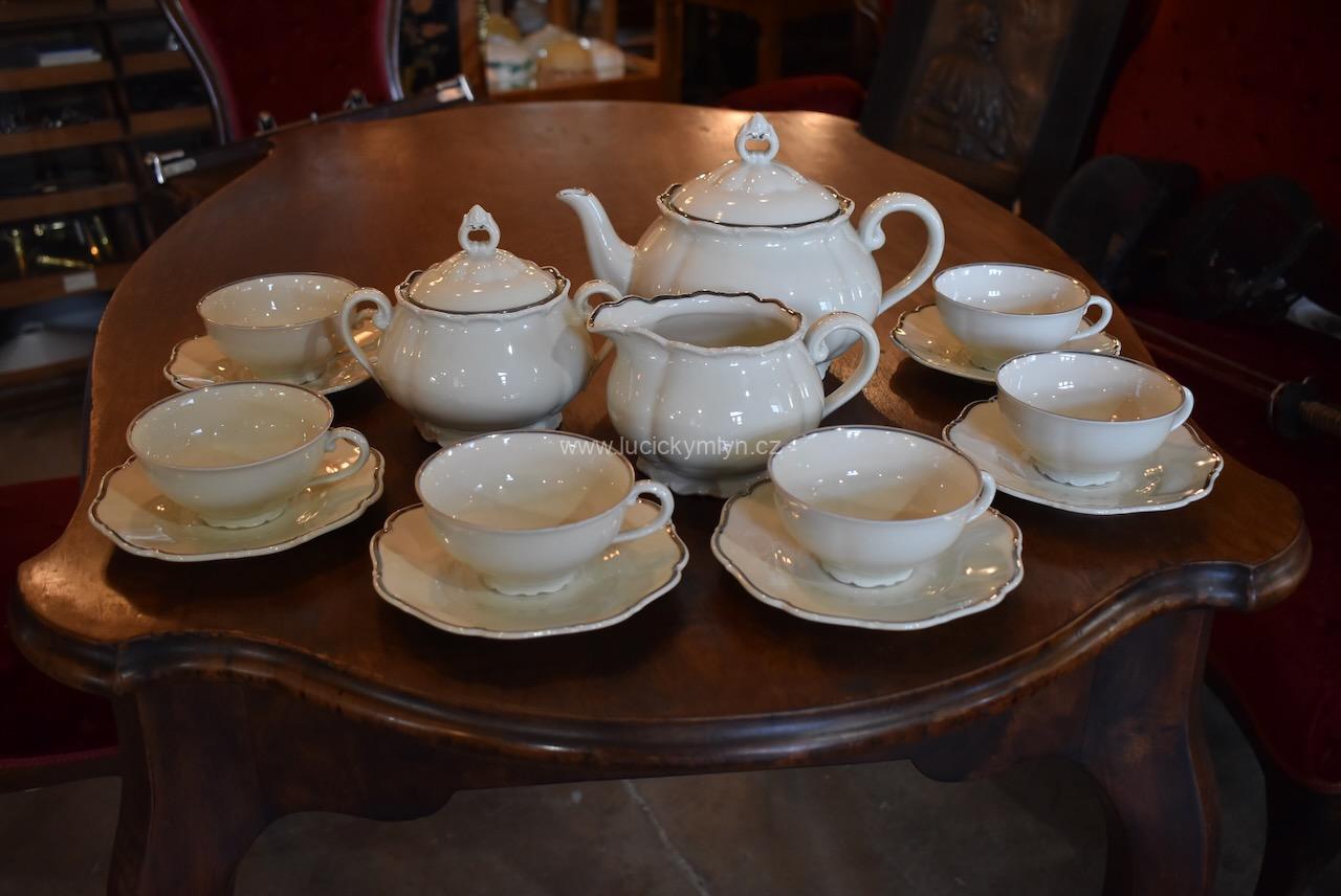 Starožitná porcelánová sada na kávu Starožitná porcelánová sada na kávu
