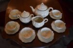Starožitná porcelánová sada na kávu