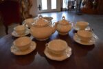 Starožitná porcelánová sada na kávu