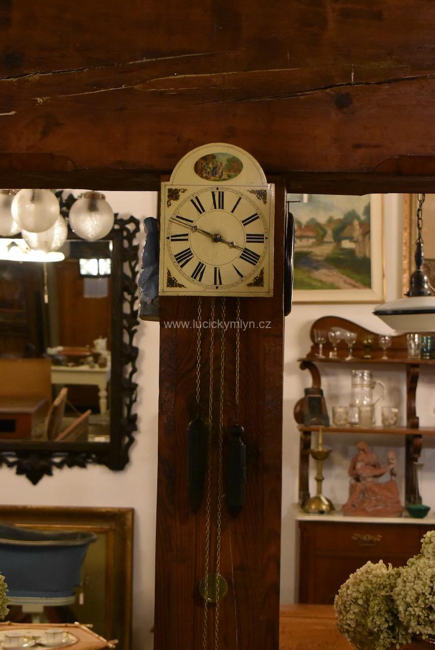 Starožitné lidové hodiny švarcvaldky Starožitné lidové hodiny švarcvaldky