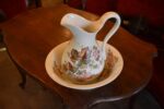 Starožitná porcelánová umývací sada džbán a umyvadlo