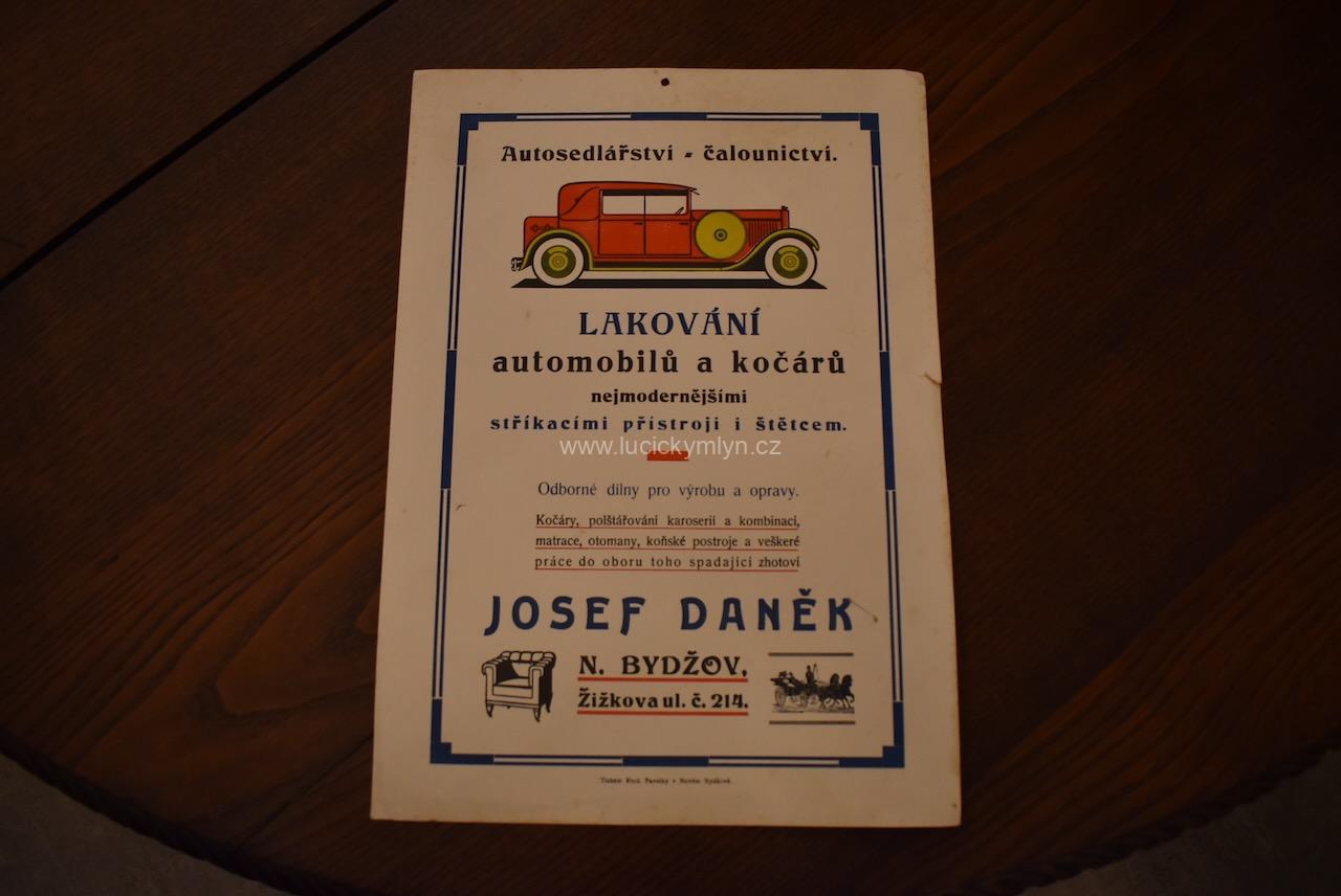 Působivá tištěná prvorepubliková reklamní cedule z kartonu Působivá tištěná prvorepubliková reklamní cedule z kartonu