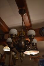 Nevšední luxusní pěti-ramenný salonní lustr