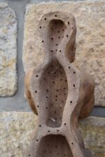 Větší starožitné fasádní pilastrové ozdoby - sošky Atlantů