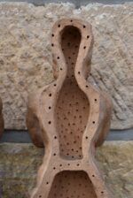 Větší starožitné fasádní pilastrové ozdoby - sošky Atlantů