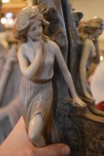 Starožitné figurální zrcadlo Austria JM