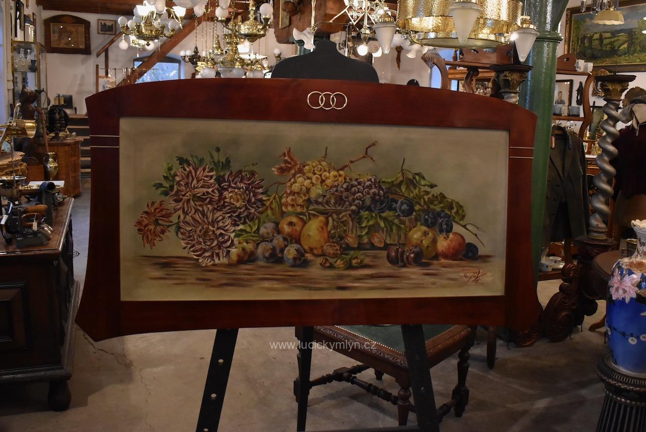 Starožitný obraz v secesním rámu Starožitný obraz v secesním rámu