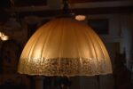 Měšťanská starožitná stojací lampa