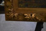 Velký starožitný obraz z bohatého měšťanského prostředí HUGO BOETTINGER