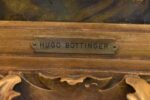 Velký starožitný obraz z bohatého měšťanského prostředí HUGO BOETTINGER