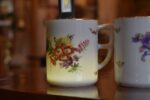 Sada 3 ks starožitných secesních porcelánových hrnečků