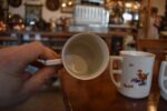 Sada 3 ks starožitných secesních porcelánových hrnečků