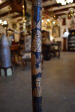 Starožitná turistická hůlka datovaná 1897
